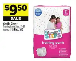 Dollar General Gentle Steps Training Pants offer