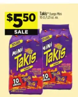 Dollar General Takis Fuego Mini offer