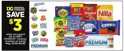 Dollar General NABISCO Cookies, Crackers or Candy offer
