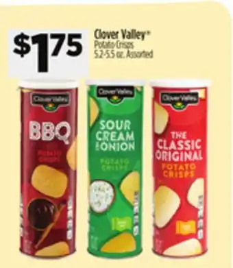 Dollar General Clover Valley Potato Crisps offer