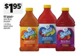 Dollar General V8 Splash Juice offer