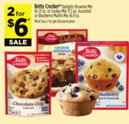 Dollar General Betty Crocker Delights Brownie Mix offer