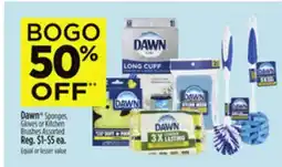Dollar General Dawn Sponges, Gloves or Kitchen Brushes Assorted offer