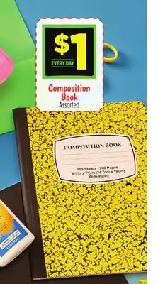 Dollar General Composition Book offer