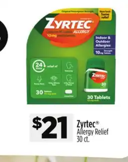 Dollar General Zyrtec Allergy Relief offer
