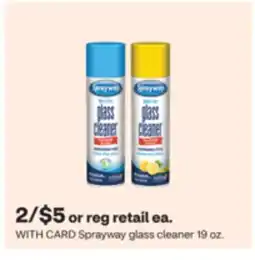 CVS Sprayway glass cleaner offer