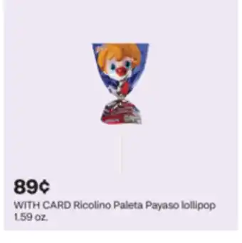 CVS Ricolino Paleta Payaso lollipop 1.59 oz offer
