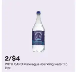CVS Mineragua sparkling water 1.5 liter offer
