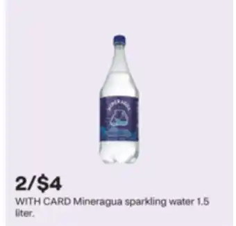 CVS Mineragua sparkling water 1.5 liter offer