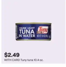CVS Tuny tuna 10.4 oz offer