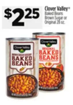 Dollar General Clover Valley Baked Beans offer