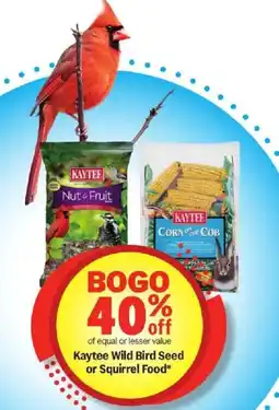 Meijer Kaytee Wild Bird Seed or Squirrel Food offer