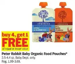 Meijer Peter Rabbit Baby Organic Food Pouches offer