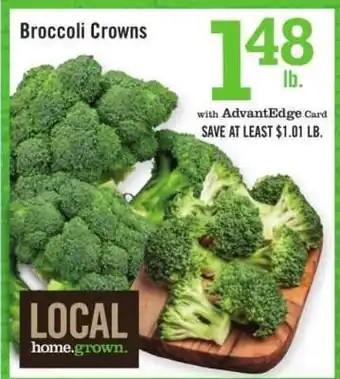 Price Chopper Broccoli Crowns offer