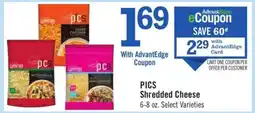Price Chopper PICS Shredded Cheese offer