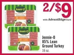 Price Chopper Jennie-O 85% Lean Ground Turkey offer