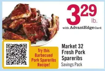 Price Chopper Market 32 Fresh Pork Spareribs offer
