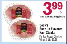 Price Chopper Cook's Bone-In Flavored Ham Steaks offer