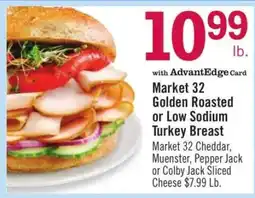 Price Chopper Market 32 Golden Roasted or Low Sodium Turkey Breast offer