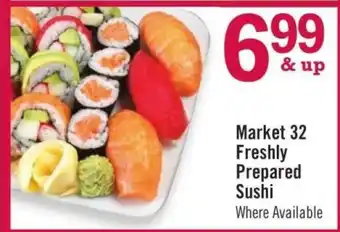 Price Chopper Market 32 Freshly Prepared Sushi offer