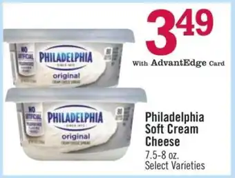 Price Chopper Philadelphia Soft Cream Cheese offer