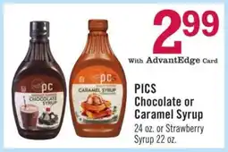 Price Chopper PICS Chocolate or Caramel Syrup offer