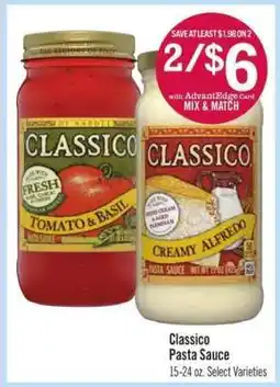 Price Chopper Classico Pasta Sauce offer