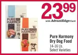 Price Chopper Pure Harmony Dry Dog Food offer
