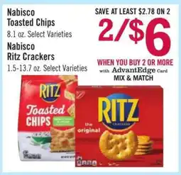 Price Chopper Nabisco Ritz Crackers offer