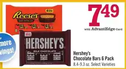 Price Chopper Hershey's Chocolate Bars 6-Pack offer