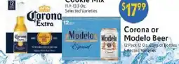 Homeland Market Corona or Modelo Beer offer