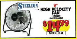 Ollie's STEELTON HIGH VELOCITY FAN offer