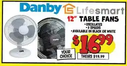 Ollie's 12 TABLE FANS offer
