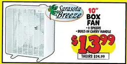 Ollie's Sarasota Breeze 10 BOX FAN offer