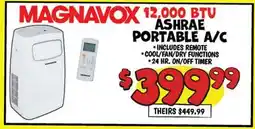 Ollie's MAGNAVOX 12,000 BTU ASHRAE PORTABLE A/C offer