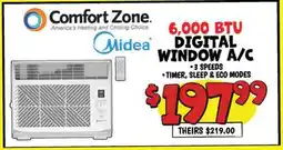 Ollie's 6,000 BTU DIGITAL WINDOW A/C offer