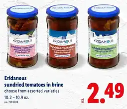 Lidl Eridanous sundried tomatoes in brine offer