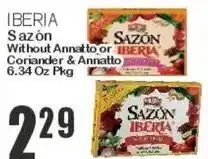 Key Food Iberia Sazón Without Annatto or Coriander & Annatto offer