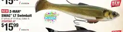 Cabela's Z-MAN Swag LT Swimbait offer