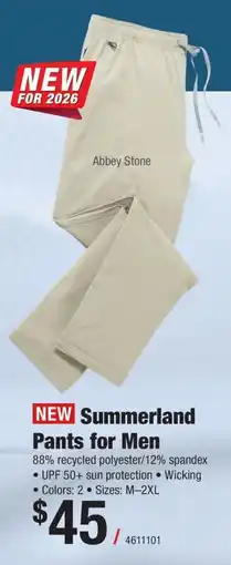 Cabela's Summerland Pants for Men offer