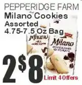 Key Food Pepperidge Farm Milano Cookies Assorted offer