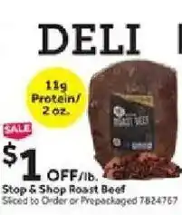 Stop&Shop Stop & shop roast beef offer