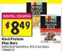 Stop&Shop Kind protein max bars offer