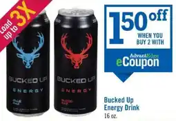 Price Chopper Bucked up energy drink offer