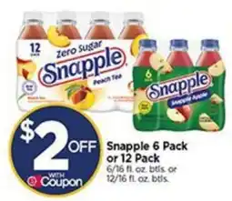 Tops Snapple offer
