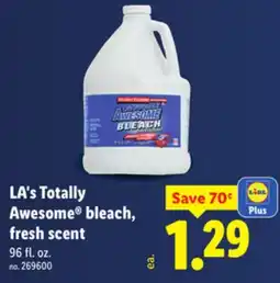 Lidl LA's Totally Awesome bleach, fresh scent offer