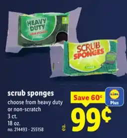 Lidl scrub sponges offer