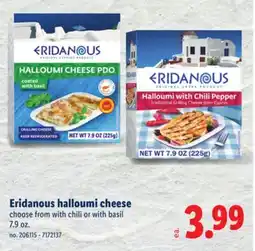 Lidl Eridanous halloumi cheese offer