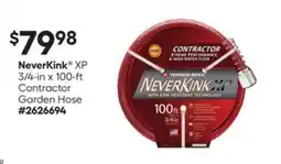 Lowe's XP 3/4-in x 100-ft Contractor Garden Hose offer