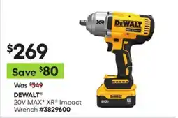 Lowe's 20V MAX XR Impact Wrench offer